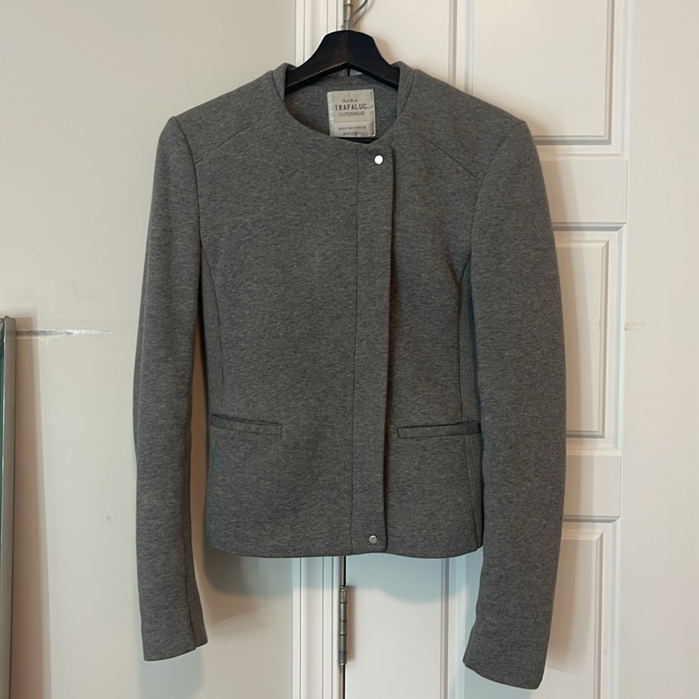 Zara Blazer with ribbed detailing on the side